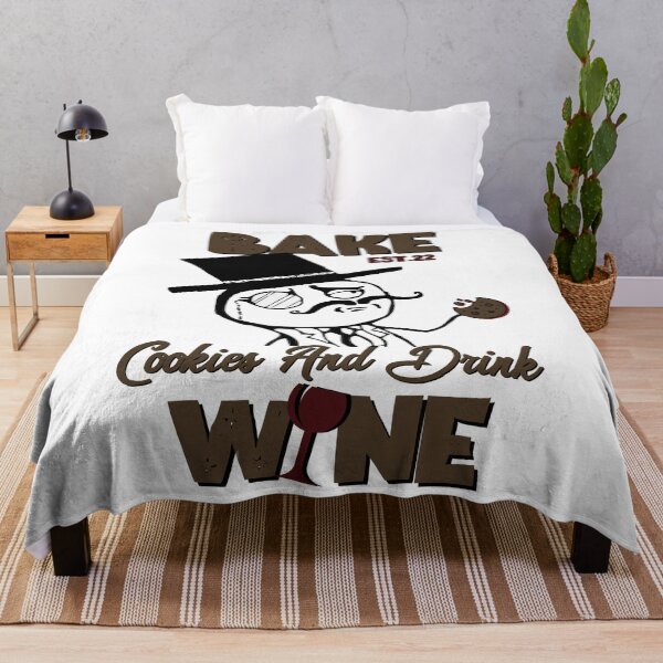Item preview, BAKE COOOKIES AND DRINK WINE designed and sold by GAADesignz.