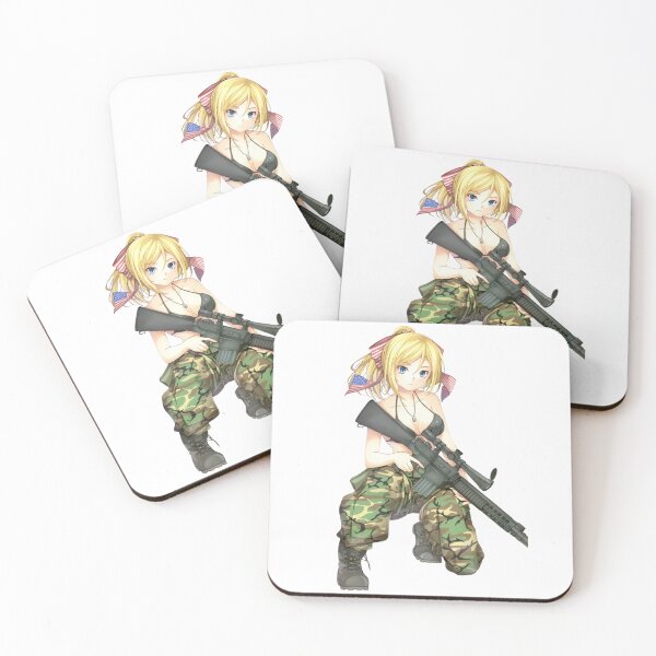 Item preview, Military Anime Girl designed and sold by kittiescuties.