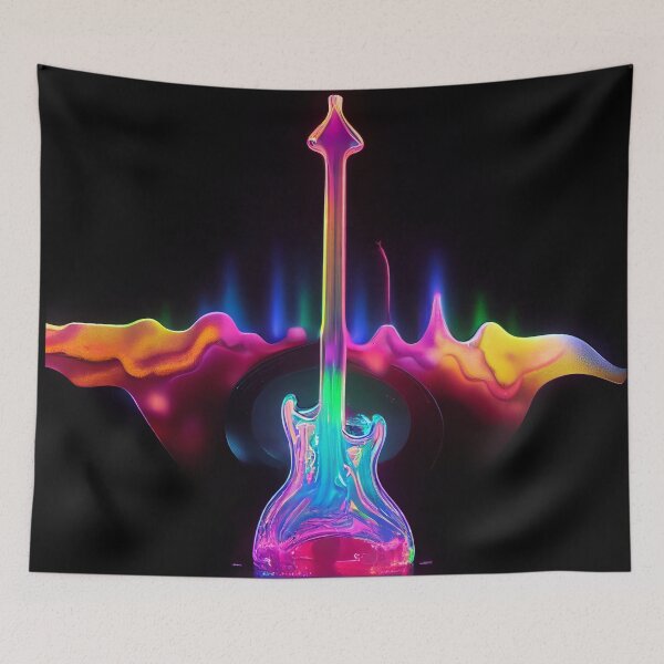 Item preview, Radioactive Guitar on Colors designed and sold by PsyFreak! arts.
