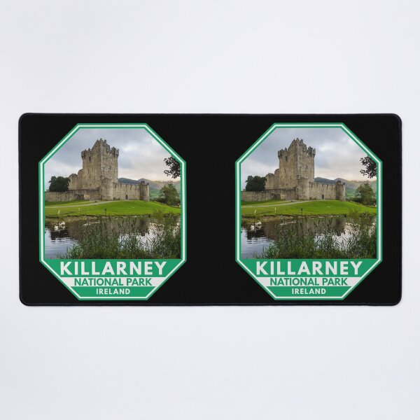 Item preview, Killarney National Park Ireland Ross Castle Emblem designed and sold by KrisSidDesigns.