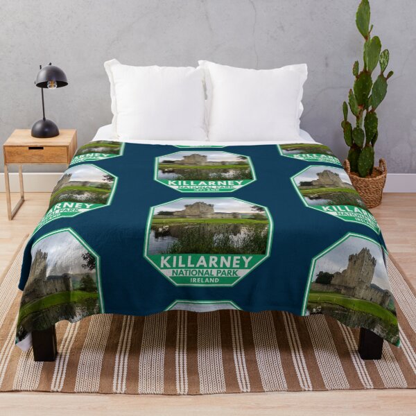 Item preview, Killarney National Park Ireland Ross Castle Emblem designed and sold by KrisSidDesigns.