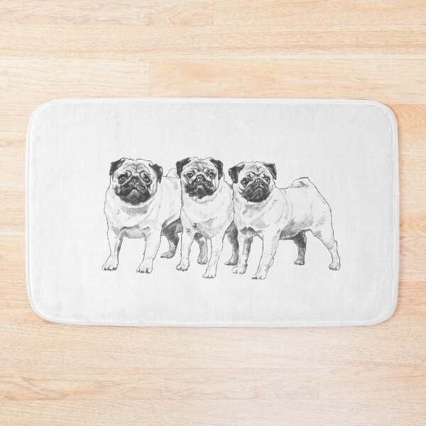 Item preview, Pug Triplets designed and sold by karolaan.