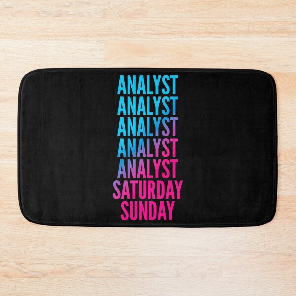 Item preview, Analyst. Saturday. Sunday. For Analysts designed and sold by SVPOD.