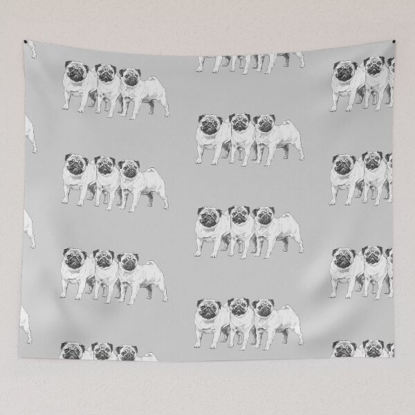 Item preview, Pug Triplets designed and sold by karolaan.