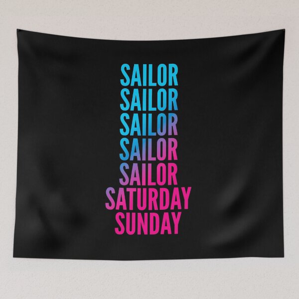 Item preview, Sailor. Saturday. Sunday. For Sailors designed and sold by SVPOD.