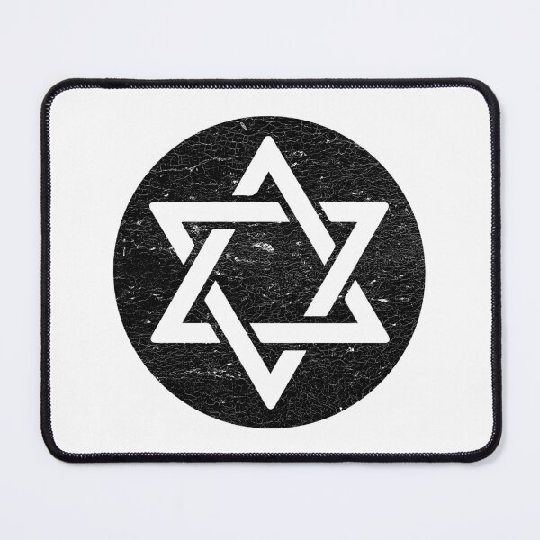 Item preview, Star of David on black circle , judaism, jewish and Israel symbol designed and sold by IsisOsiris.