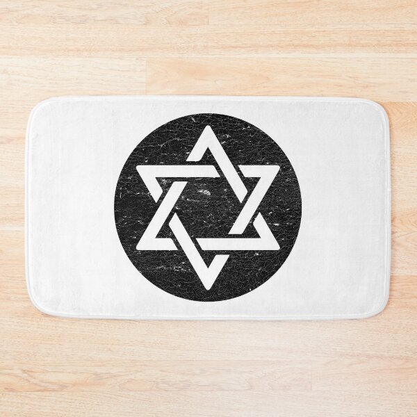 Item preview, Star of David on black circle , judaism, jewish and Israel symbol designed and sold by IsisOsiris.