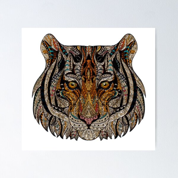 Item preview, Tiger Mandala Art designed and sold by GG7787.