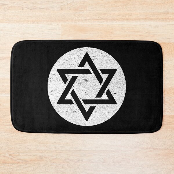Item preview, Star of David on white circle , judaism, jewish and Israel symbol designed and sold by IsisOsiris.