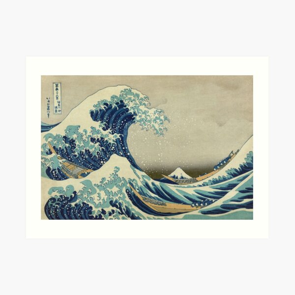 The Great Wave Off Kanagawa Art Print