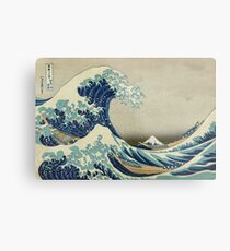 The Great Wave Off Kanagawa Metal Print