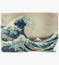 The Great Wave Off Kanagawa Poster