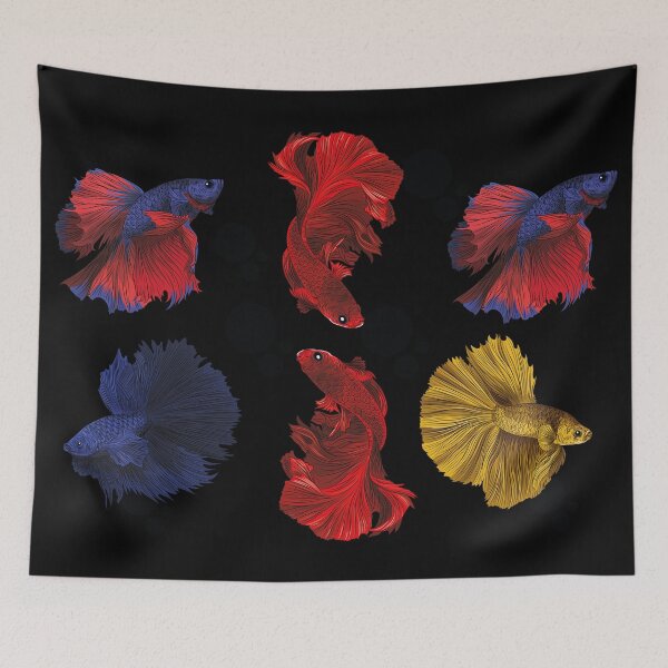 Item preview, colorful fishes designed and sold by Falcon  X.