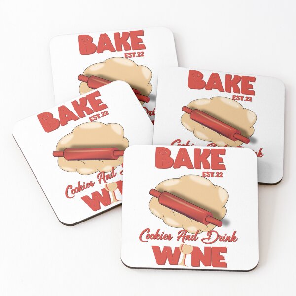 Item preview, BAKE COOOKIES AND DRINK WINE designed and sold by GAADesignz.
