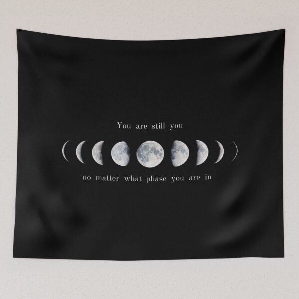 Item preview, Moon phases with qoute design  designed and sold by Halima-Malash.