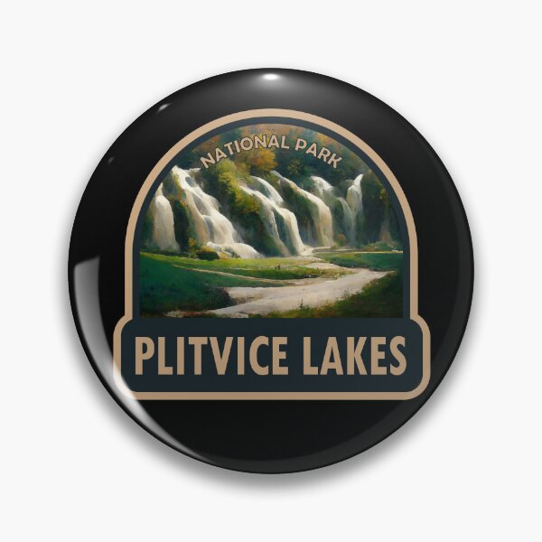 Item preview, Plitvice Lakes National Park Croatia Watercolor designed and sold by KrisSidDesigns.