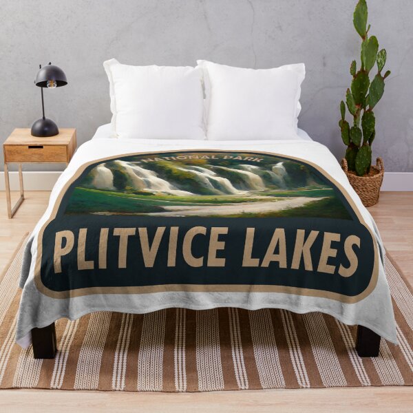 Item preview, Plitvice Lakes National Park Croatia Watercolor designed and sold by KrisSidDesigns.