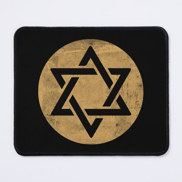 Item preview, Star of David on golden circle , judaism, jewish and Israel symbol designed and sold by IsisOsiris.