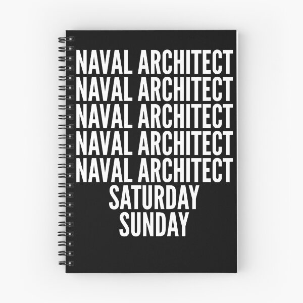 Item preview, Naval Architect saturday and sunday for Naval Architects designed and sold by SVPOD.