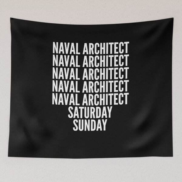 Item preview, Naval Architect saturday and sunday for Naval Architects designed and sold by SVPOD.