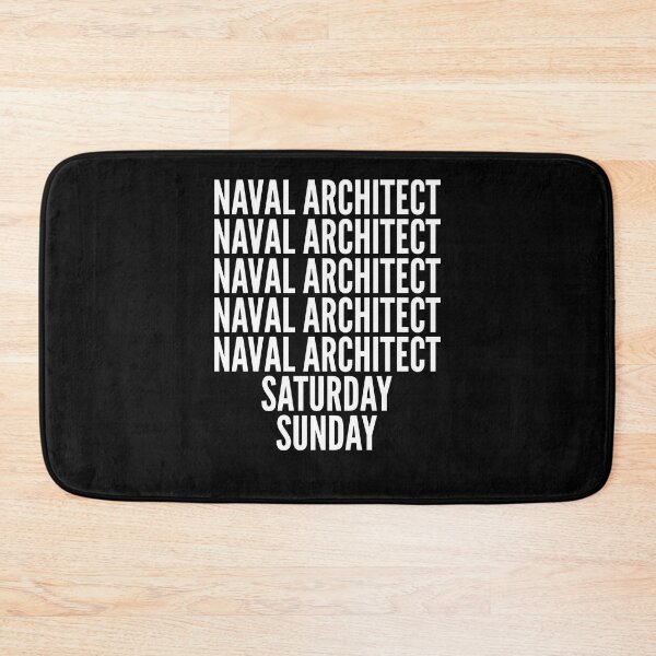 Item preview, Naval Architect saturday and sunday for Naval Architects designed and sold by SVPOD.