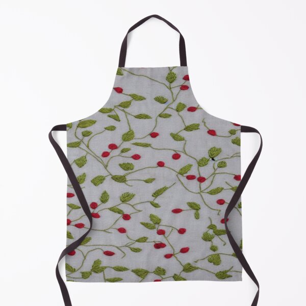 Item preview, Delicate embroidered flowers and leaves designed and sold by calibrit.