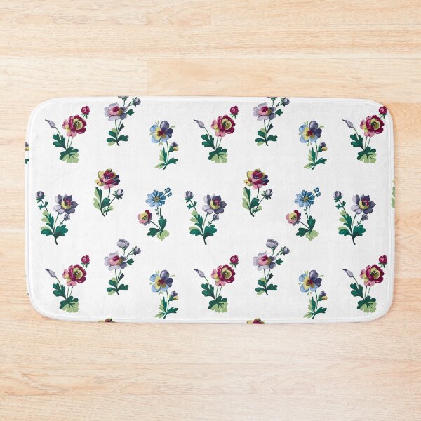 Item preview, Flower pattern 18th century inspiration designed and sold by Abellion.