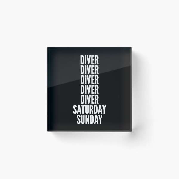 Item preview, Diver saturday and sunday for Divers designed and sold by SVPOD.