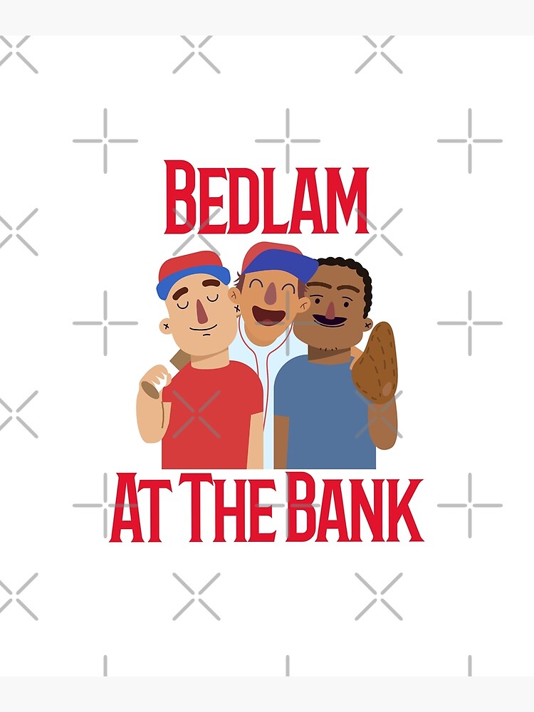 Bryce Harper Bedlam at The Bank Sticker for Sale by Sherif