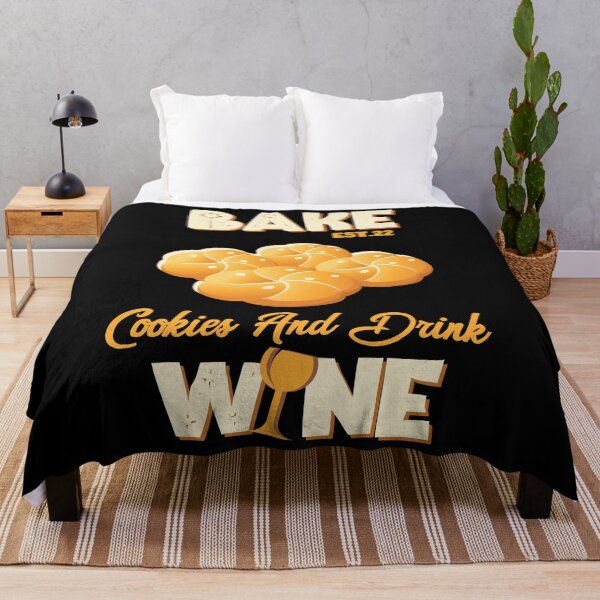 Item preview, BAKE COOOKIES AND DRINK WINE designed and sold by GAADesignz.