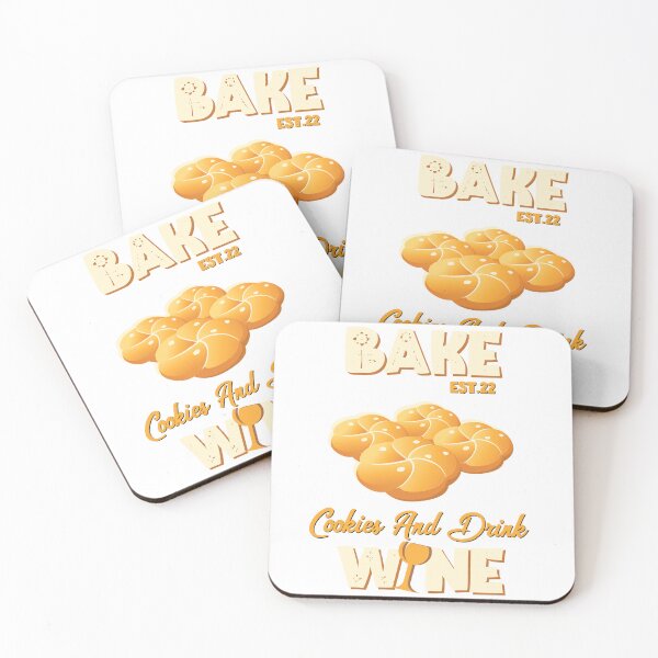 Item preview, BAKE COOOKIES AND DRINK WINE designed and sold by GAADesignz.