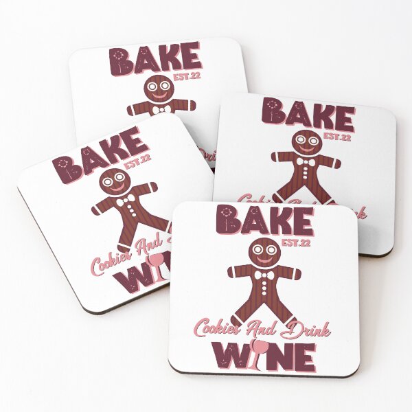 Item preview, BAKE COOOKIES AND DRINK WINE designed and sold by GAADesignz.