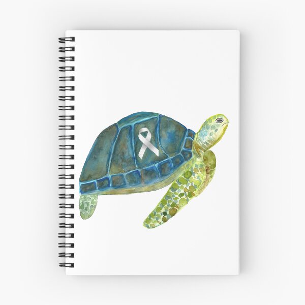 Item preview, Sea turtle raising awareness for lung cancer designed and sold by Sherryjh.