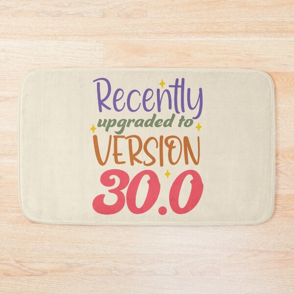 Item preview, Recently Upgraded to Version 30.0 30th Birthday Typography designed and sold by bolimj.