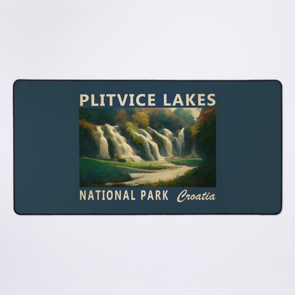 Item preview, Plitvice Lakes National Park Croatia Vintage designed and sold by KrisSidDesigns.