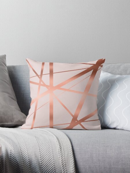 Vista previa del artículo con la obra «Luxe rosa y cobre», diseñado y vendido por UrbanEpiphany.