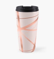 Pink and Copper Luxe Travel Mug