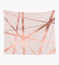 Pink and Copper Luxe Wall Tapestry