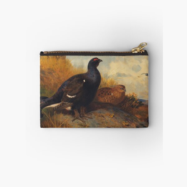 Item preview, Blackgame on a Rocky Outcrop, with a Loch Beyond | Archibald Thorburn | Bird Art designed and sold by CJET.