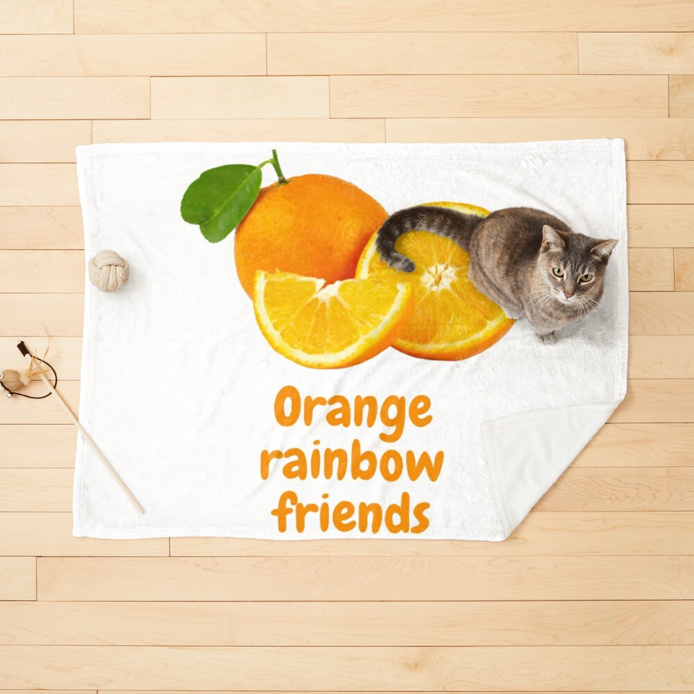 Orange rainbow friends Sticker for Sale by Arsalane13