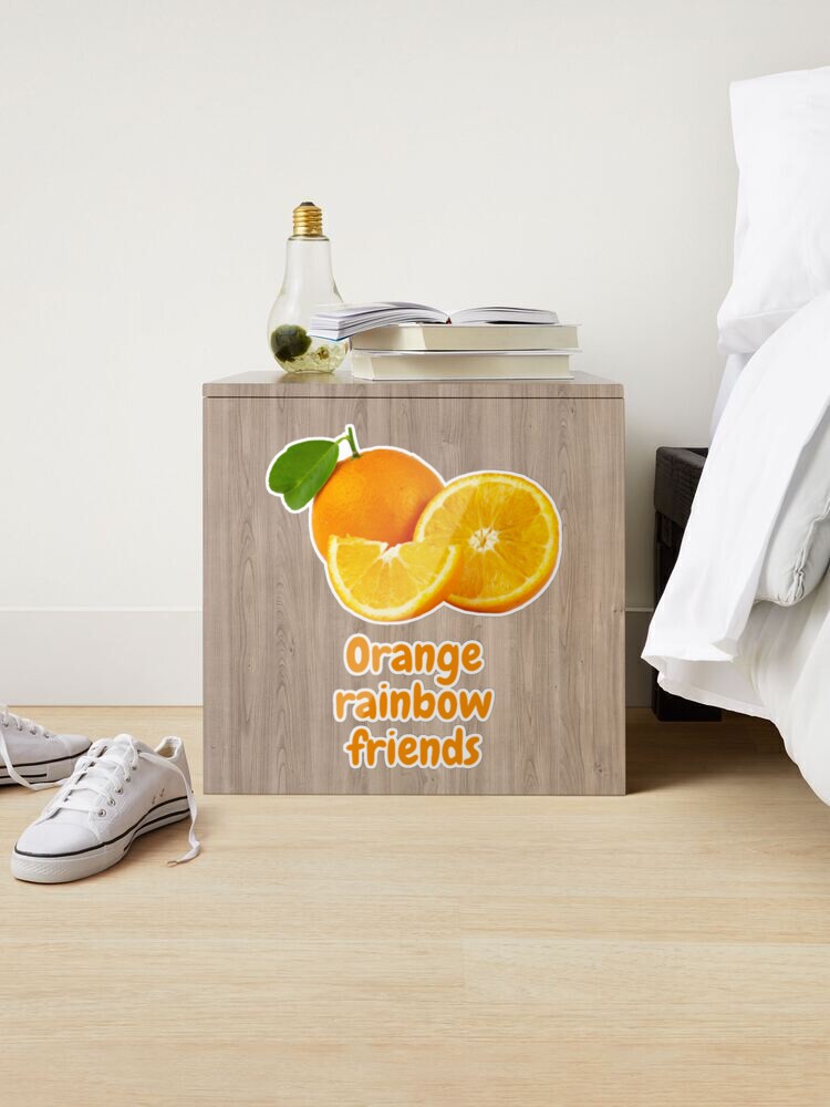 Orange rainbow friends Sticker for Sale by Arsalane13