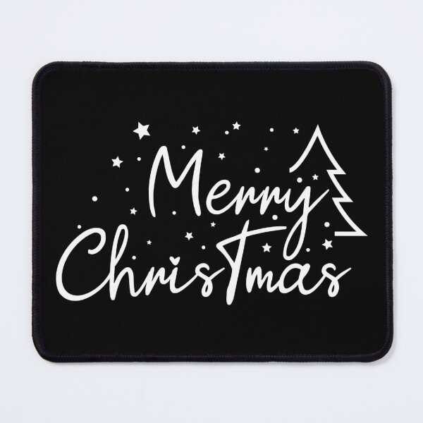 Item preview, Merry Christmas white typography designed and sold by PeonyPeak.