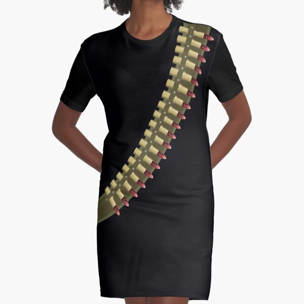 The Only Ammo You Need Graphic T-Shirt Dress