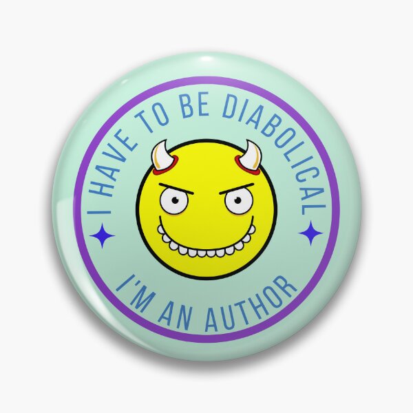 Item preview, Diabolical Author  (Yellow Smiley) designed and sold by Shannon McRoberts.