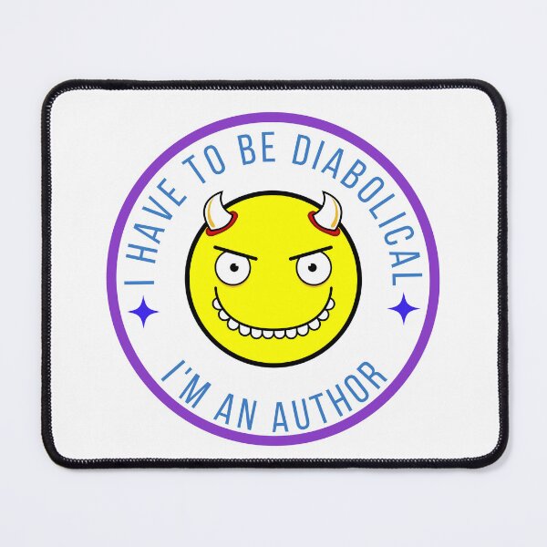 Item preview, Diabolical Author (Yellow Smiley) designed and sold by Shannon McRoberts.
