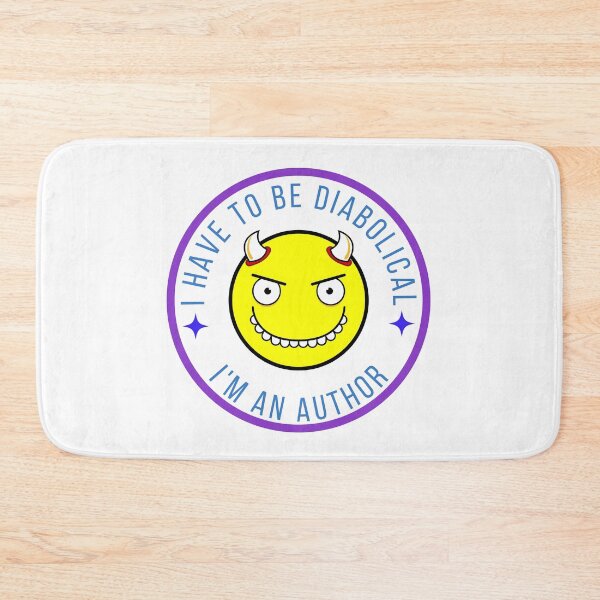 Item preview, Diabolical Author (Yellow Smiley) designed and sold by Shannon McRoberts.