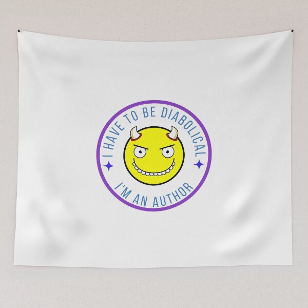 Item preview, Diabolical Author  (Yellow Smiley) designed and sold by Shannon McRoberts.