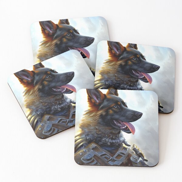 Item preview, AI Generated Art, War German Shepherd designed and sold by RabbitHoleMI.