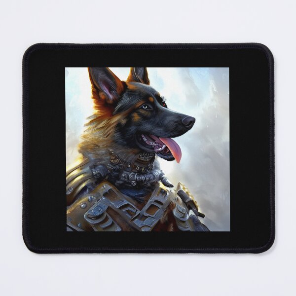 Artikelvorschau, AI Generated Art, War German Shepherd entworfen und verkauft von RabbitHoleMI.