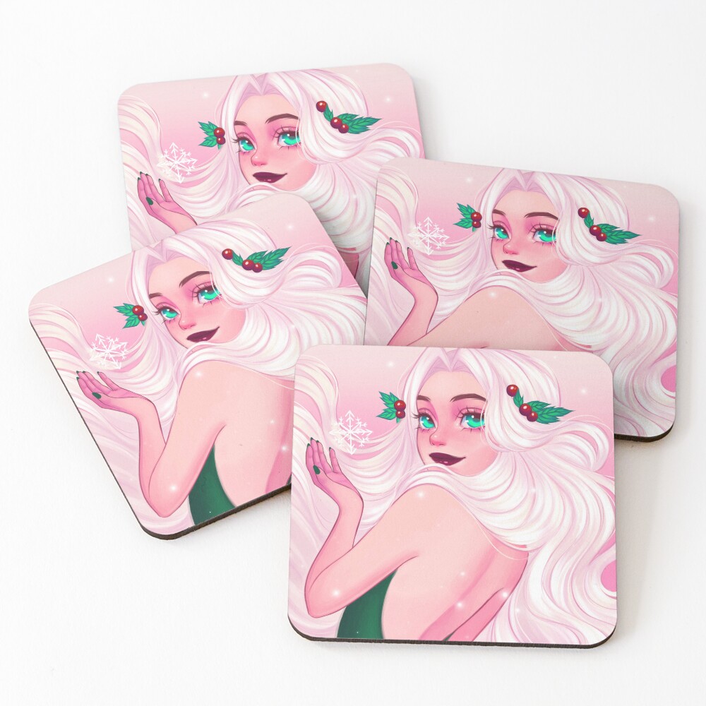 Merry Christmas Coasters (Set of 4)